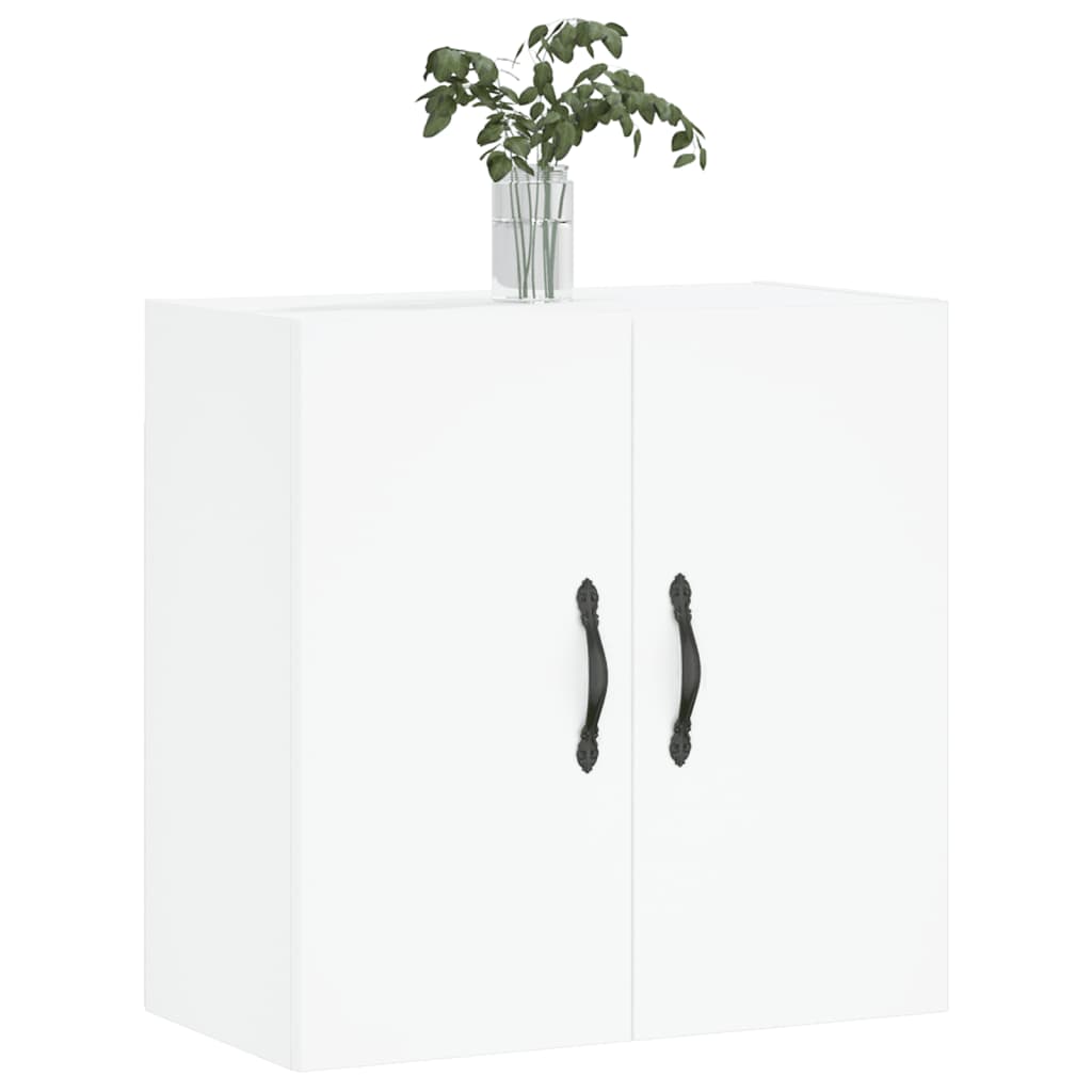 Armadietto a Muro Bianco 60x31x60 cm in Legno Multistrato 829956