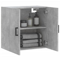 Mobile a Parete Grigio Cemento 60x31x60 cm in Legno Multistrato 829968