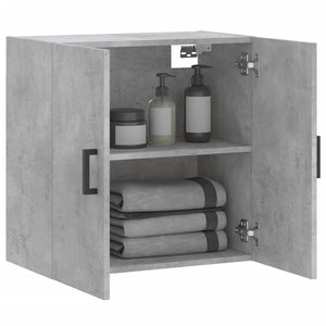 Mobile a Parete Grigio Cemento 60x31x60 cm in Legno Multistrato 829968