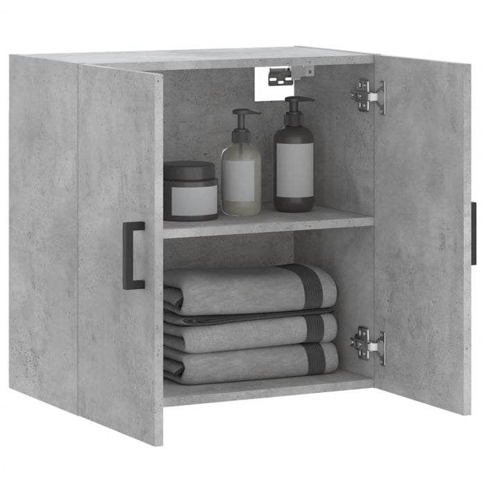 Mobile a Parete Grigio Cemento 60x31x60 cm in Legno Multistrato 829968