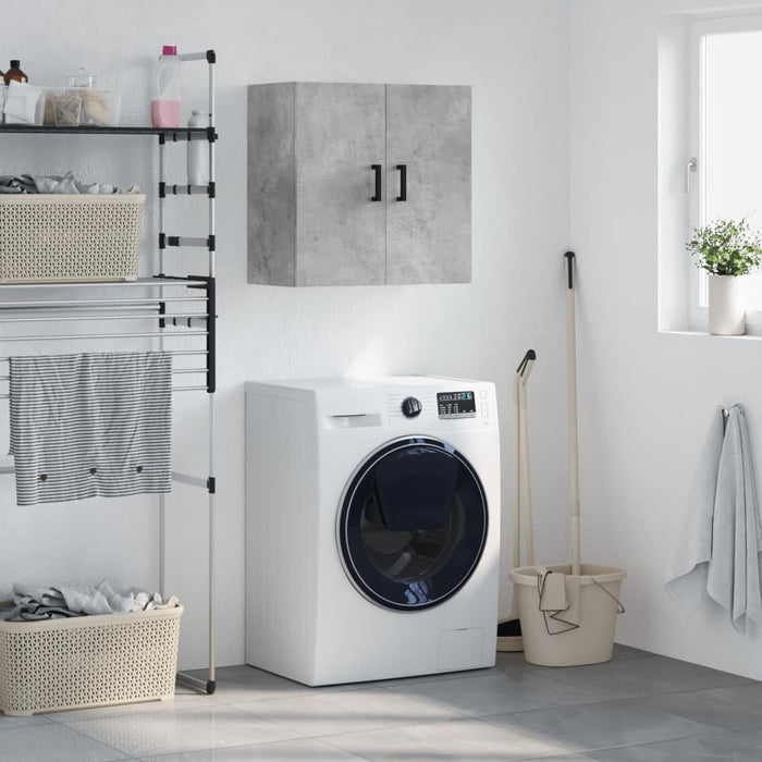 Mobile a Parete Grigio Cemento 60x31x60 cm in Legno Multistrato 829968