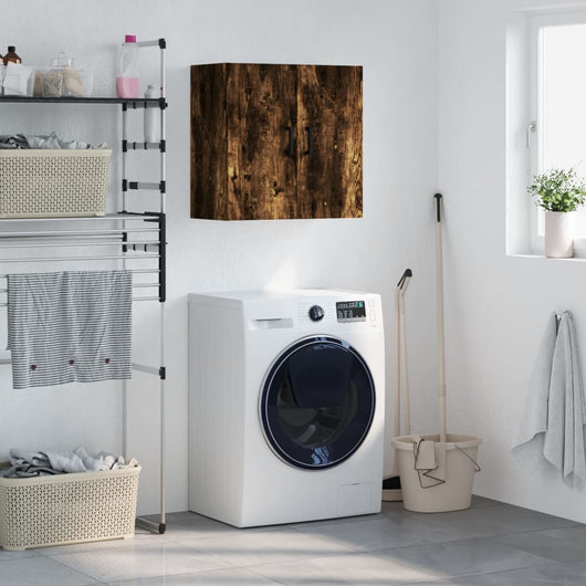 Armadietto a Muro Rovere Fumo 60x31x60 cm in Legno Multistratocod mxl 82077