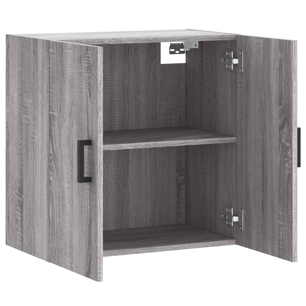 Mobile Pensile Grigio Sonoma 60x31x60 cm in Legno Multistrato 829970