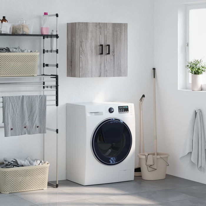 Mobile Pensile Grigio Sonoma 60x31x60 cm in Legno Multistrato 829970