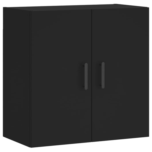 Armadietto a Muro Nero 60x31x60 cm in Legno Multistrato 829973