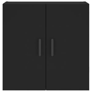 Armadietto a Muro Nero 60x31x60 cm in Legno Multistrato