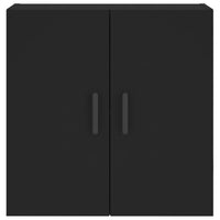 Armadietto a Muro Nero 60x31x60 cm in Legno Multistrato 829973