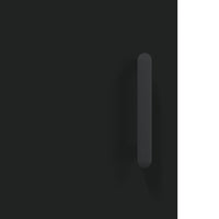 Armadietto a Muro Nero 60x31x60 cm in Legno Multistrato 829973