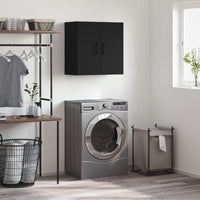 Armadietto a Muro Nero 60x31x60 cm in Legno Multistrato 829973