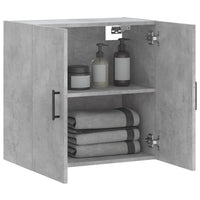Mobile a Parete Grigio Cemento 60x31x60 cm in Legno Multistrato 829976