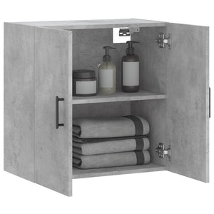 Mobile a Parete Grigio Cemento 60x31x60 cm in Legno Multistrato 829976