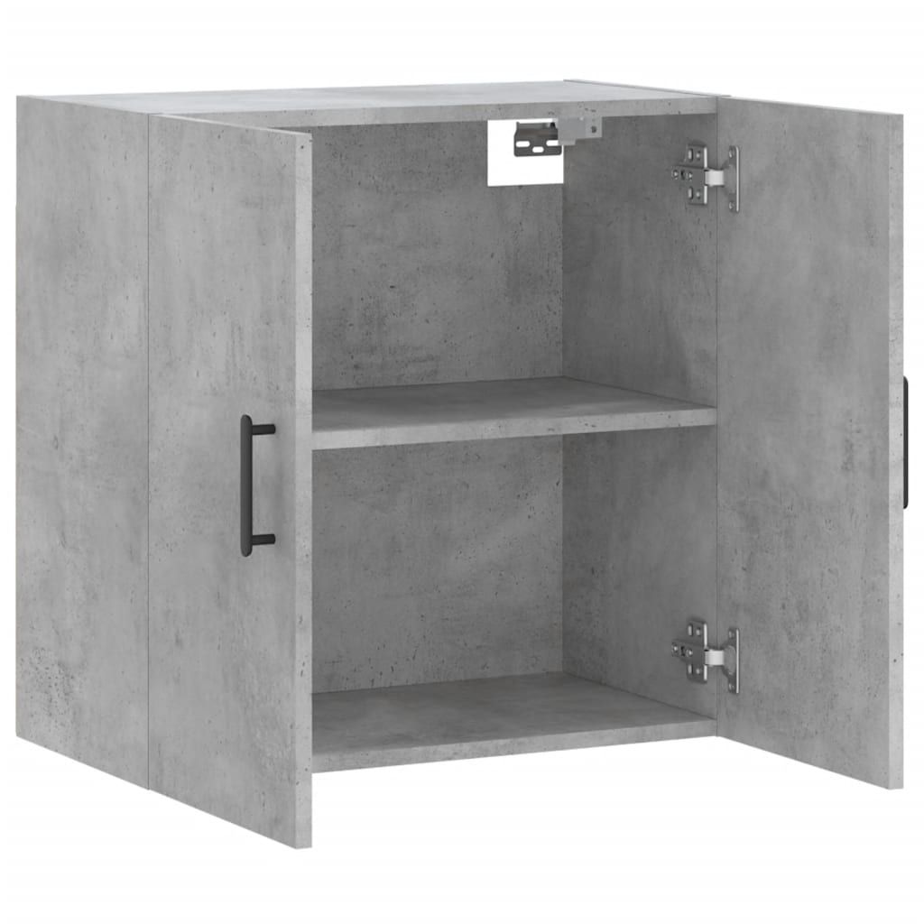 Mobile a Parete Grigio Cemento 60x31x60 cm in Legno Multistrato 829976