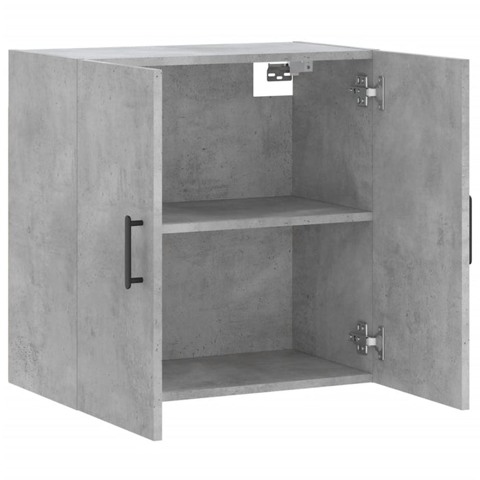 Mobile a Parete Grigio Cemento 60x31x60 cm in Legno Multistrato 829976