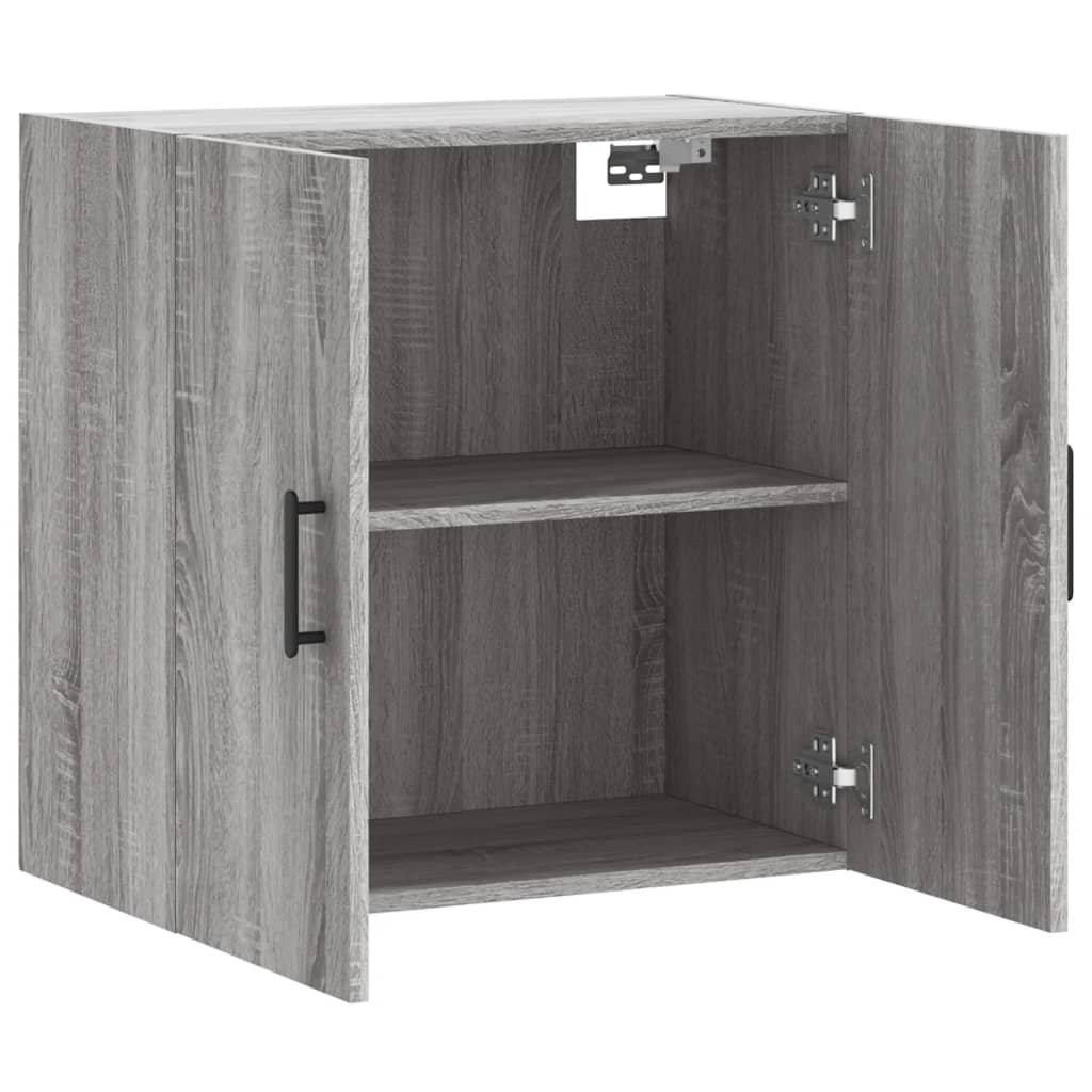 Mobile Pensile Grigio Sonoma 60x31x60 cm in Legno Multistrato 829978