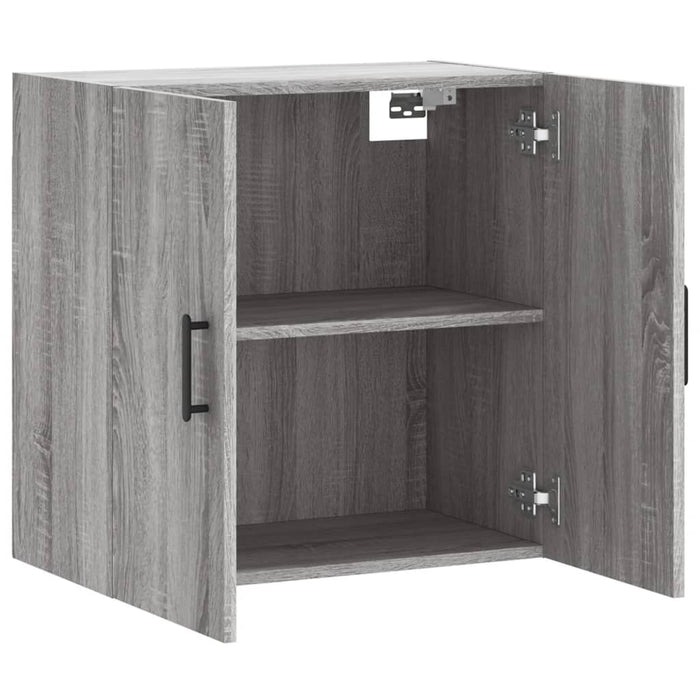 Mobile Pensile Grigio Sonoma 60x31x60 cm in Legno Multistrato 829978