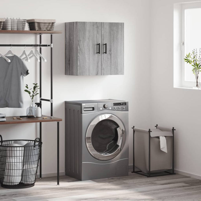 Mobile Pensile Grigio Sonoma 60x31x60 cm in Legno Multistrato 829978