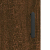 Armadietto a Muro Rovere Marrone 60x31x60 cm Legno Multistrato 829979