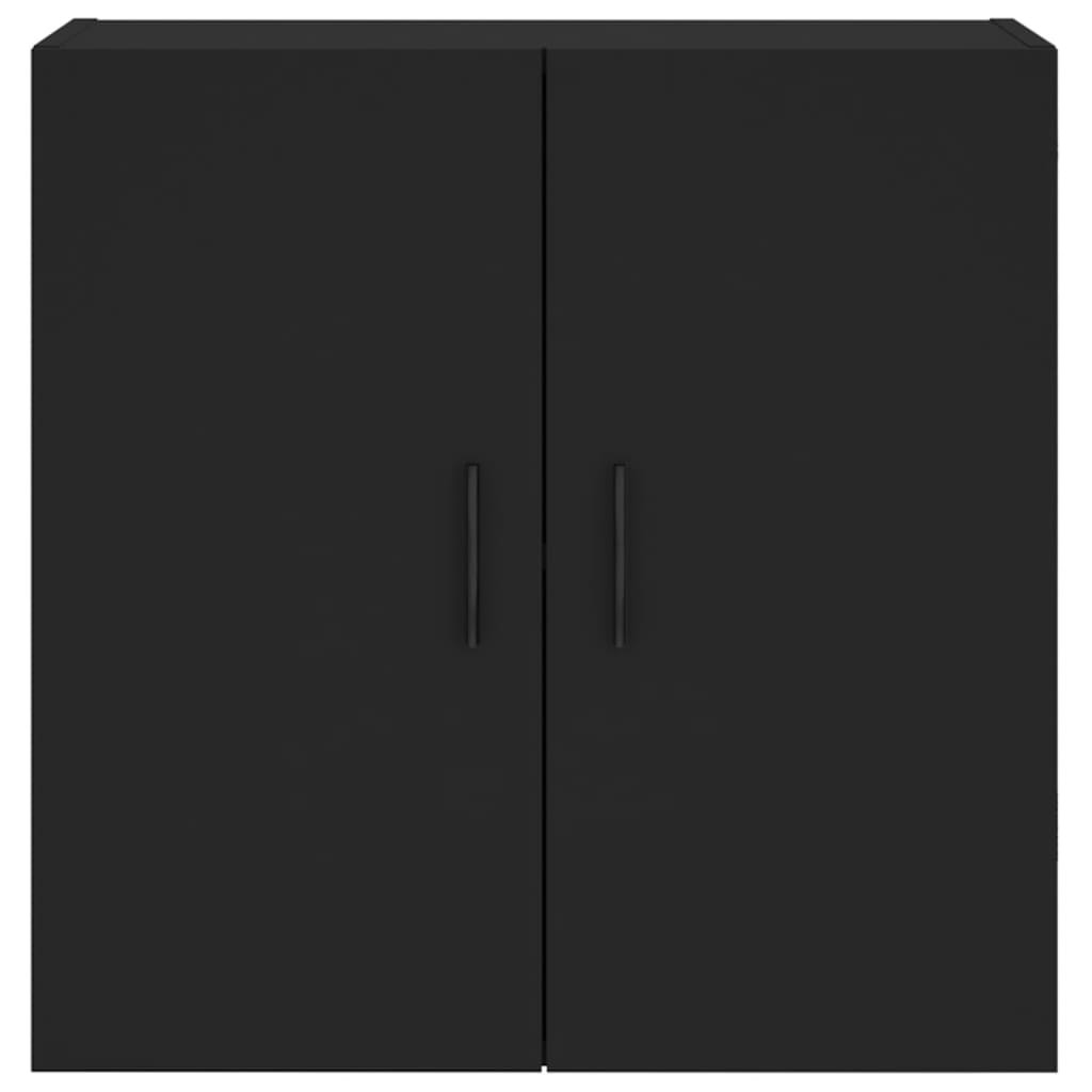 Armadietto a Muro Nero 60x31x60 cm in Legno Multistrato 829981