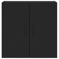 Armadietto a Muro Nero 60x31x60 cm in Legno Multistrato 829981