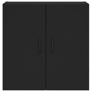 Armadietto a Muro Nero 60x31x60 cm in Legno Multistrato 829981