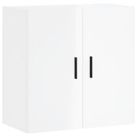 Armadietto a Muro Bianco Lucido 60x31x60 cm Legno Multistrato 829982