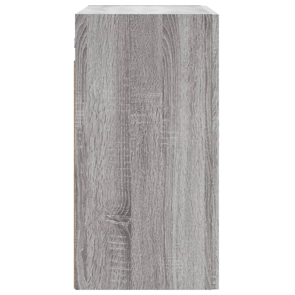 Mobile Pensile Grigio Sonoma 60x31x60 cm in Legno Multistrato 829986