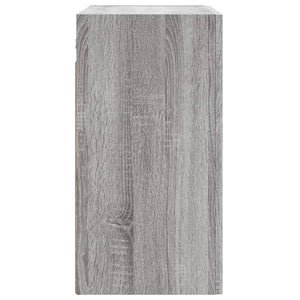Mobile Pensile Grigio Sonoma 60x31x60 cm in Legno Multistrato 829986