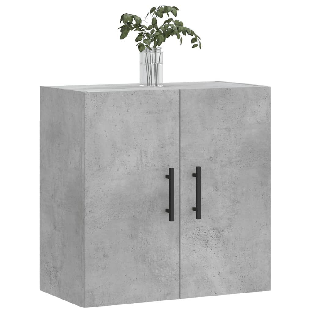 vidaXL Mobile a Parete Grigio Cemento 60x31x60 cm in Legno Multistrato