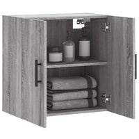 Mobile Pensile Grigio Sonoma 60x31x60 cm in Legno Multistrato 829994