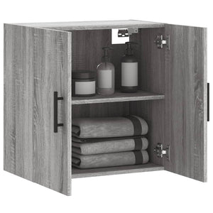 Mobile Pensile Grigio Sonoma 60x31x60 cm in Legno Multistrato 829994