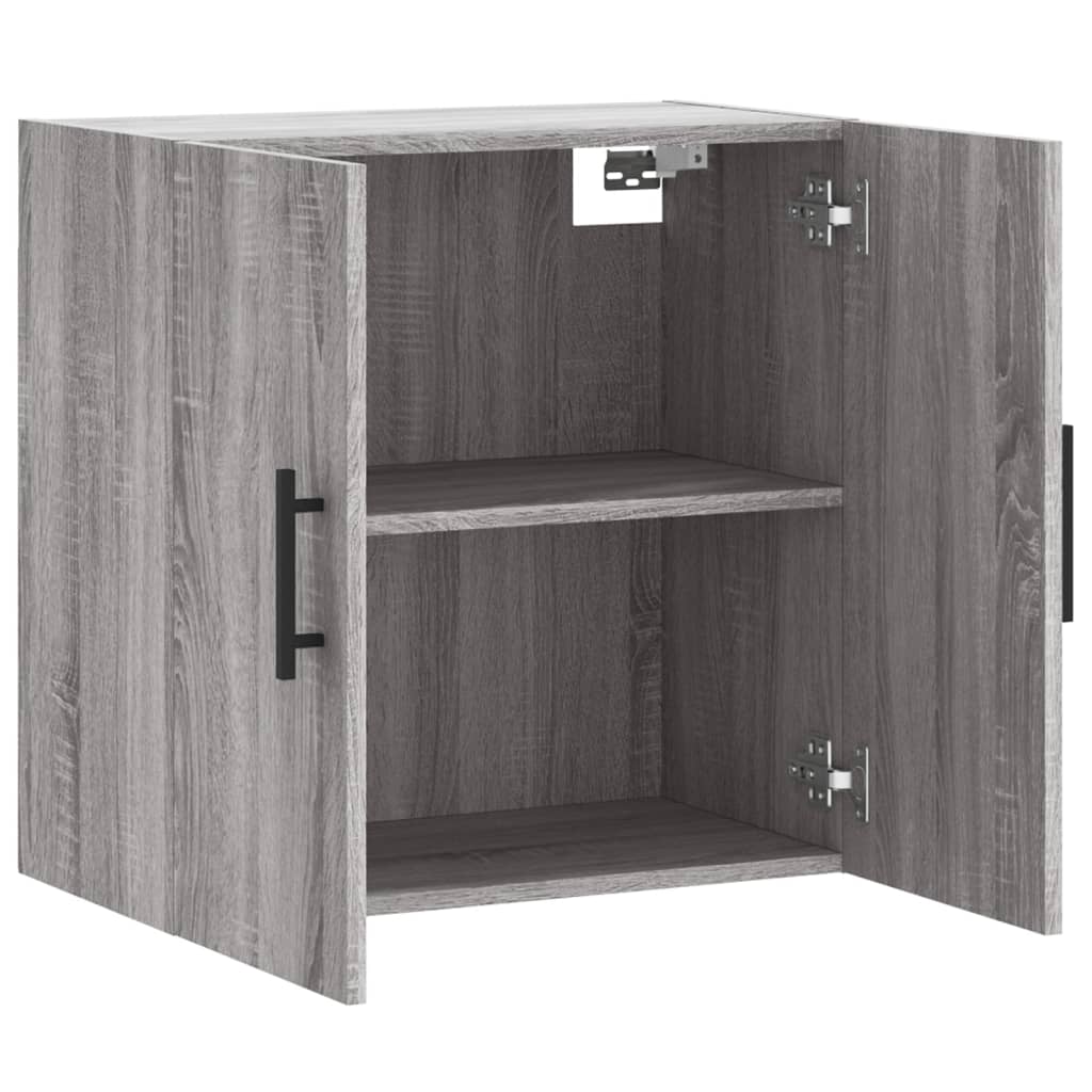 Mobile Pensile Grigio Sonoma 60x31x60 cm in Legno Multistrato 829994