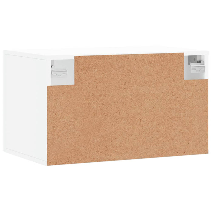 Mobile a Parete Bianco 60x36,5x35 cm in Legno Multistrato 829996