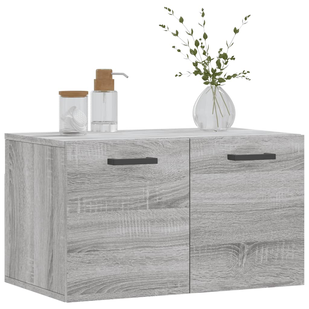 Mobile a Parete Grigio Sonoma 60x36,5x35cm in Legno Multistrato 830026