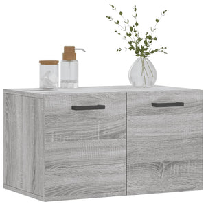 Mobile a Parete Grigio Sonoma 60x36,5x35cm in Legno Multistrato 830026