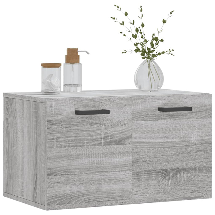 Mobile a Parete Grigio Sonoma 60x36,5x35cm in Legno Multistrato 830026