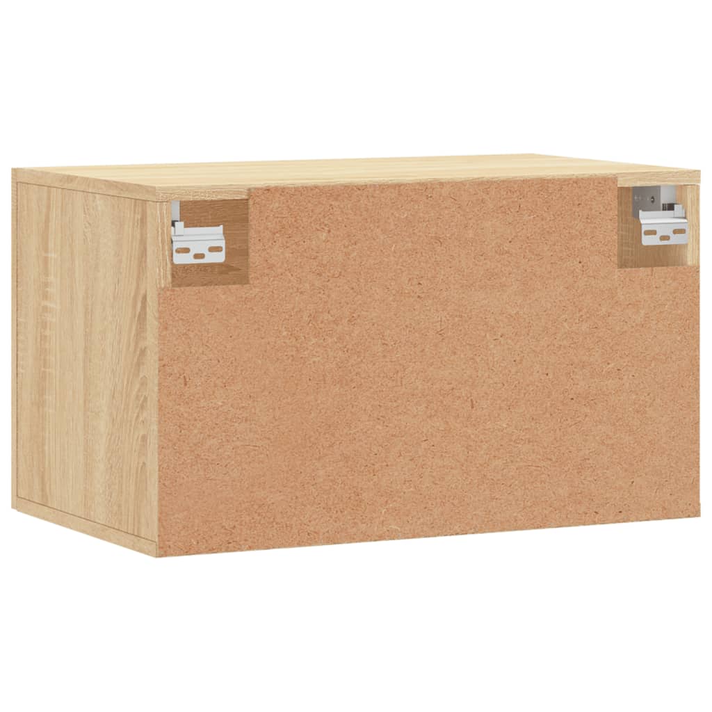 Mobile a Parete Rovere Sonoma 60x36,5x35 cm Legno Multistrato 830031