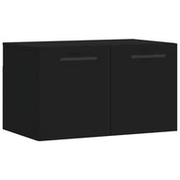 Mobile a Parete Nero 60x36,5x35 cm in Legno Multistratocod mxl 79253
