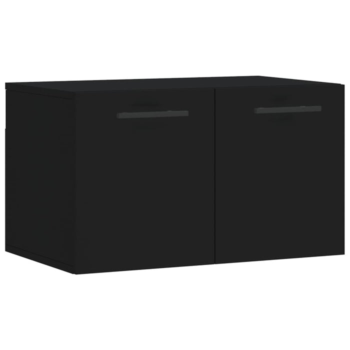Mobile a Parete Nero 60x36,5x35 cm in Legno Multistratocod mxl 79253