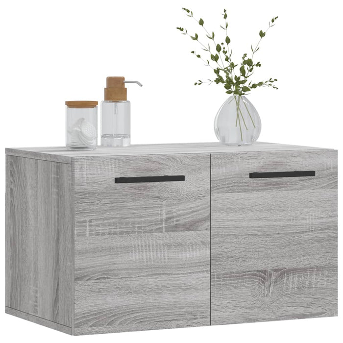 Mobile a Parete Grigio Sonoma 60x36,5x35cm in Legno Multistrato 830050