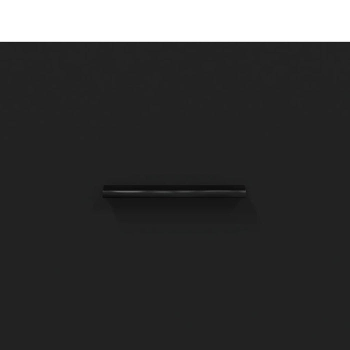Mobile a Parete Nero 80x36,5x35 cm in Legno Multistrato 830093