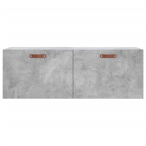 Mobile a Parete Grigio Cemento 100x36,5x35 cm Legno Multistrato 830112