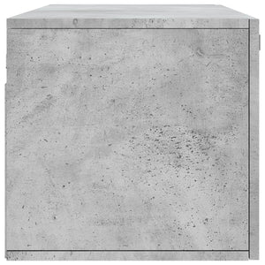 Mobile a Parete Grigio Cemento 100x36,5x35 cm Legno Multistrato 830112