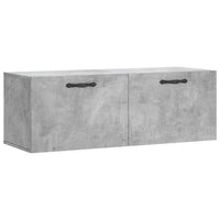 Mobile a Parete Grigio Cemento 100x36,5x35 cm Legno Multistratocod mxl 80415