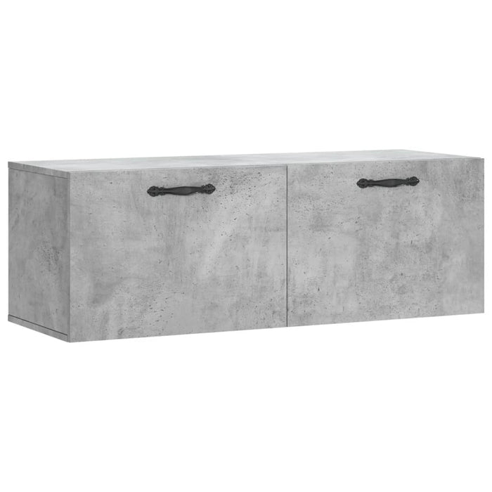 Mobile a Parete Grigio Cemento 100x36,5x35 cm Legno Multistratocod mxl 80415
