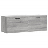 Mobile a Parete Grigio Sonoma 100x36,5x35 cm Legno Multistrato 830154