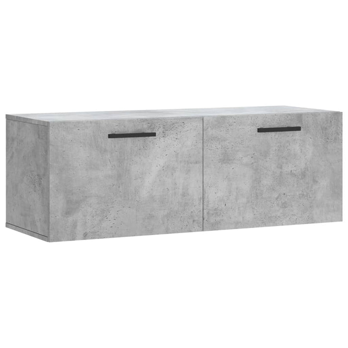 Mobile a Parete Grigio Cemento 100x36,5x35 cm Legno Multistratocod mxl 104046