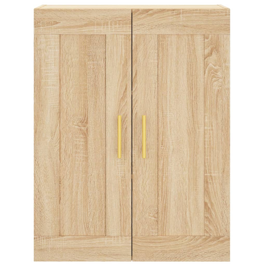 Mobile a Parete Rovere Sonoma 69,5x34x90 cm Legno Multistrato 830367