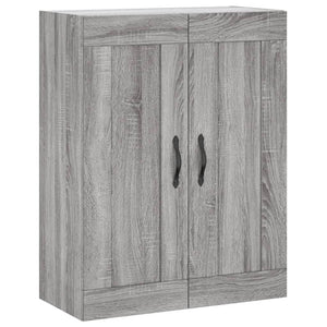 Mobile a Parete Grigio Sonoma 69,5x34x90 cm Legno Multistrato 830378