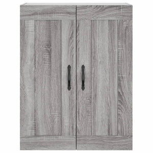 Mobile a Parete Grigio Sonoma 69,5x34x90 cm Legno Multistrato 830378