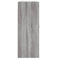 Mobile a Parete Grigio Sonoma 69,5x34x90 cm Legno Multistrato 830378
